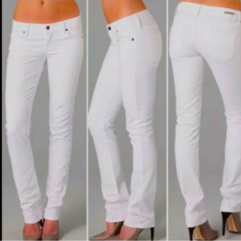 CITIZENS OF HUMANITY Ava Straight Leg White Denim, Size 31